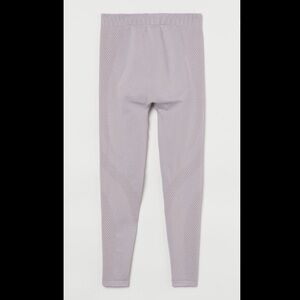 H&M MAMA maternity sports leggings size S NWT lavender / light mauve